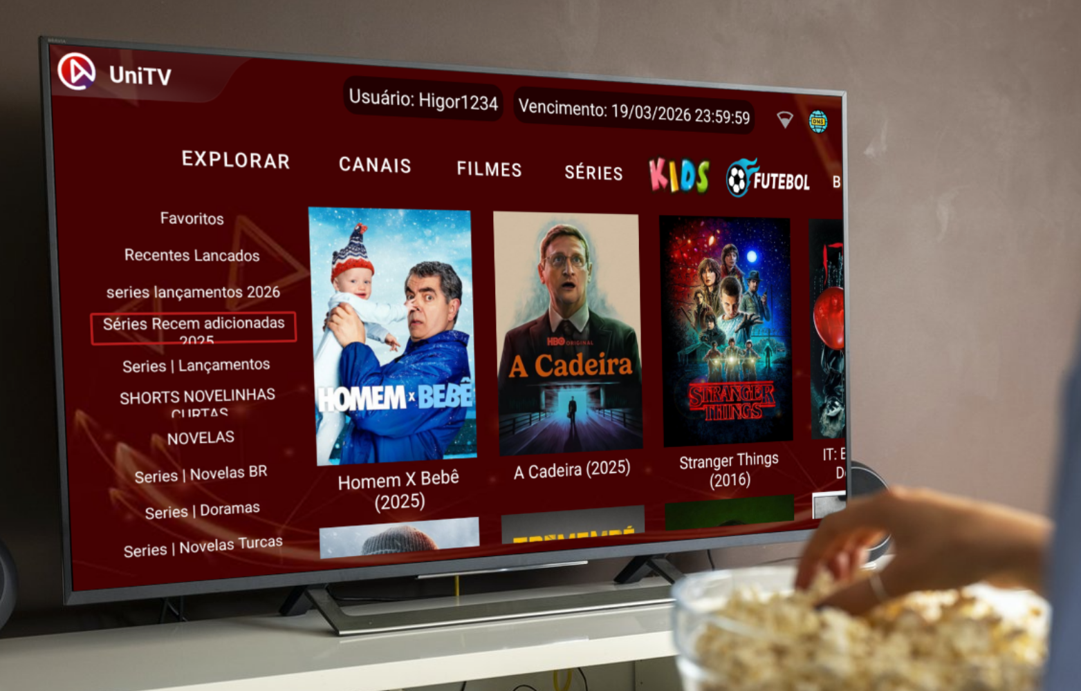 UNITV COM TESTE AUTOMÁTICO